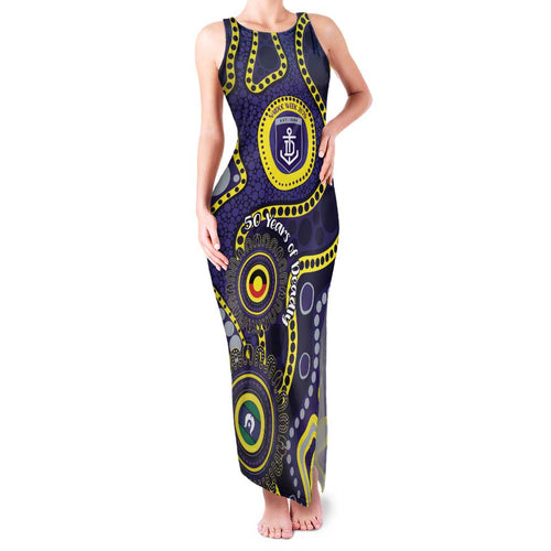 Dockers NAIDOC Week 2026 Personalised Family Matching Tank Maxi Dress and Hawaiian Shirt 50 Years of Deadly Aboriginal Art