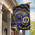 Dockers NAIDOC Week 2026 Personalised Garden Flag 50 Years of Deadly Aboriginal Art