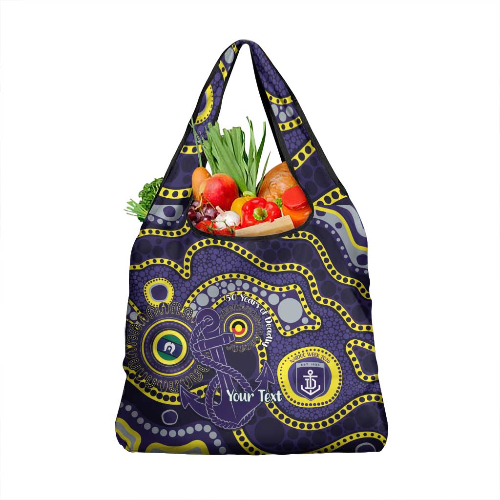 Dockers NAIDOC Week 2026 Personalised Grocery Bag 50 Years of Deadly Aboriginal Art