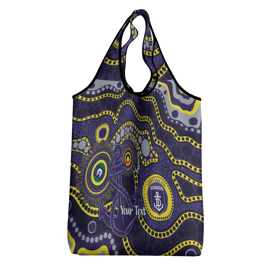Dockers NAIDOC Week 2026 Personalised Grocery Bag 50 Years of Deadly Aboriginal Art