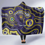 Dockers NAIDOC Week 2026 Personalised Hooded Blanket 50 Years of Deadly Aboriginal Art