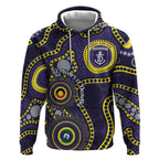 Dockers NAIDOC Week 2026 Personalised Hoodie 50 Years of Deadly Aboriginal Art