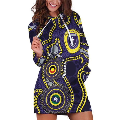 Dockers NAIDOC Week 2026 Personalised Hoodie Dress 50 Years of Deadly Aboriginal Art