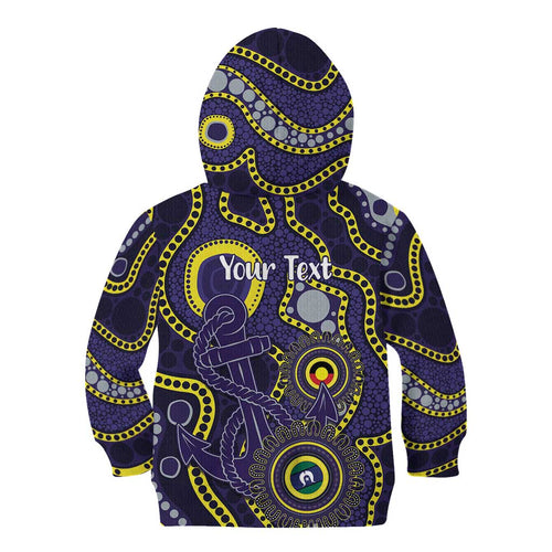 Dockers NAIDOC Week 2026 Personalised Kid Hoodie 50 Years of Deadly Aboriginal Art