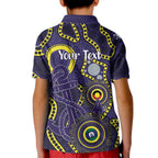 Dockers NAIDOC Week 2026 Personalised Kid Polo Shirt 50 Years of Deadly Aboriginal Art