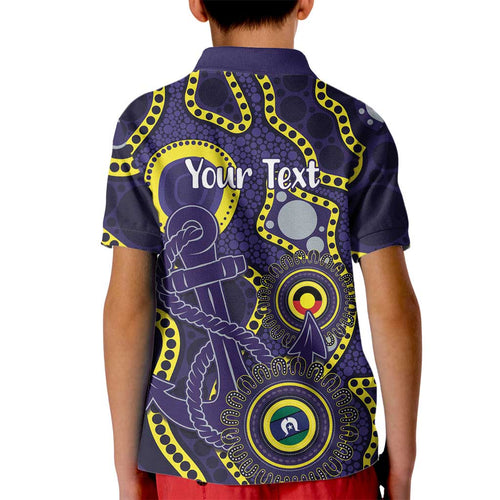 Dockers NAIDOC Week 2026 Personalised Kid Polo Shirt 50 Years of Deadly Aboriginal Art