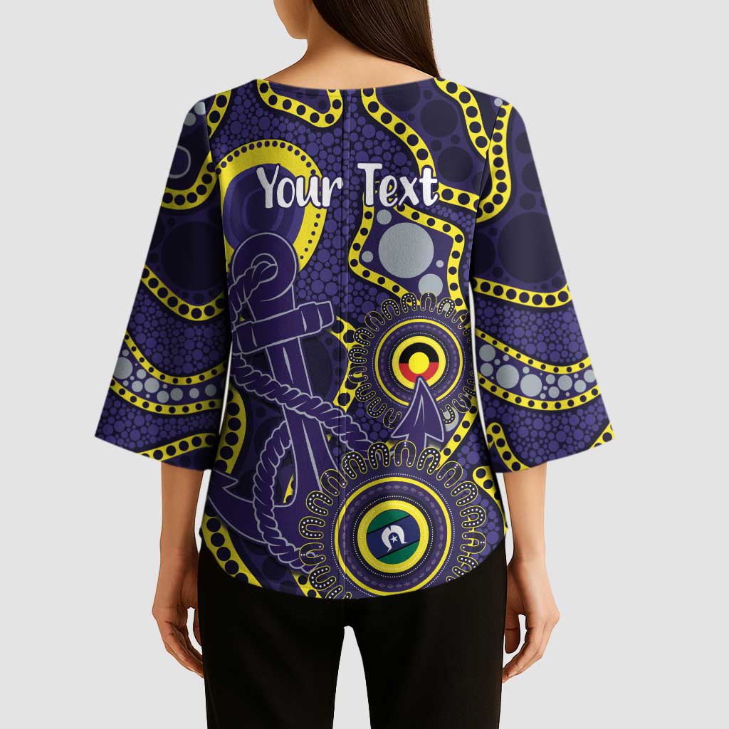 Dockers NAIDOC Week 2026 Personalised Kimono Sleeve Blouse 50 Years of Deadly Aboriginal Art
