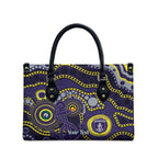 Dockers NAIDOC Week 2026 Personalised Leather Bag 50 Years of Deadly Aboriginal Art
