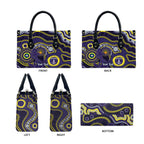 Dockers NAIDOC Week 2026 Personalised Leather Bag 50 Years of Deadly Aboriginal Art