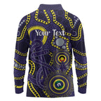 Dockers NAIDOC Week 2026 Personalised Long Sleeve Polo Shirt 50 Years of Deadly Aboriginal Art
