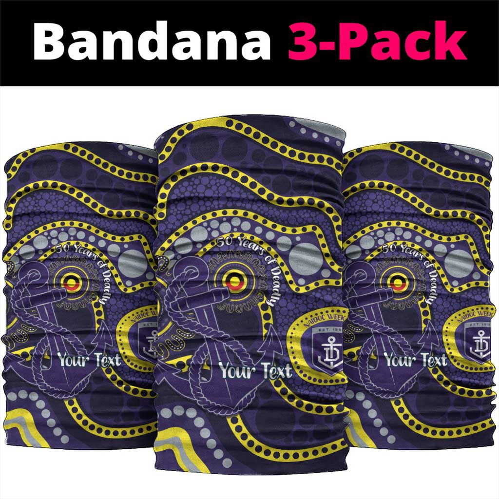 Dockers NAIDOC Week 2026 Personalised Neck Gaiter 50 Years of Deadly Aboriginal Art