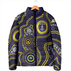 Dockers NAIDOC Week 2026 Personalised Padded Jacket 50 Years of Deadly Aboriginal Art
