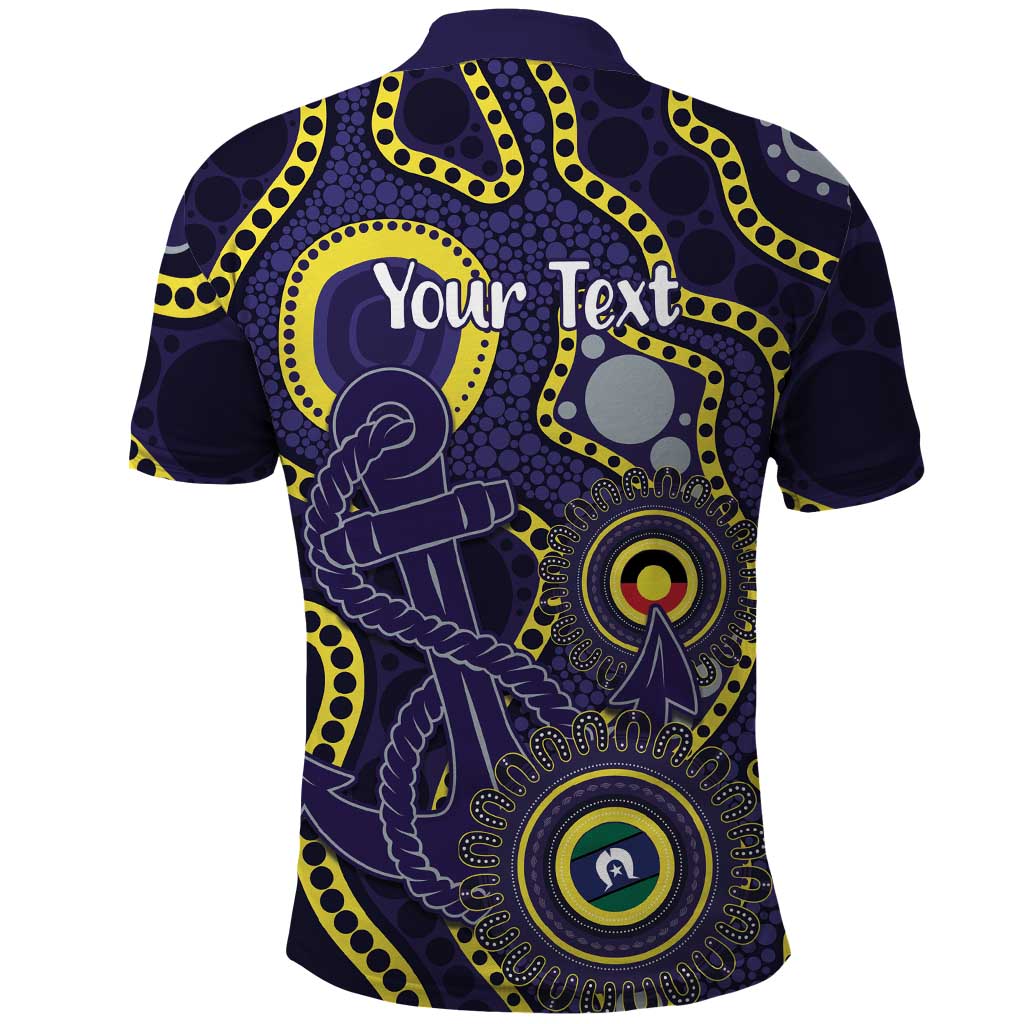 Dockers NAIDOC Week 2026 Personalised Polo Shirt 50 Years of Deadly Aboriginal Art