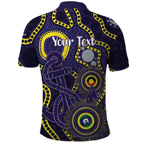 Dockers NAIDOC Week 2026 Personalised Polo Shirt 50 Years of Deadly Aboriginal Art