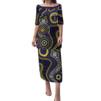 Dockers NAIDOC Week 2026 Personalised Puletasi 50 Years of Deadly Aboriginal Art