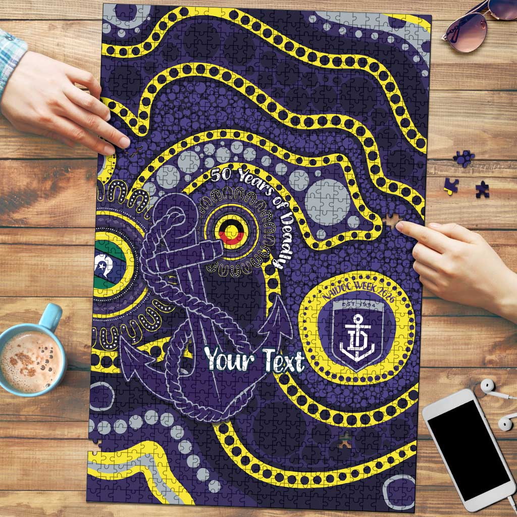 Dockers NAIDOC Week 2026 Personalised Puzzle 50 Years of Deadly Aboriginal Art