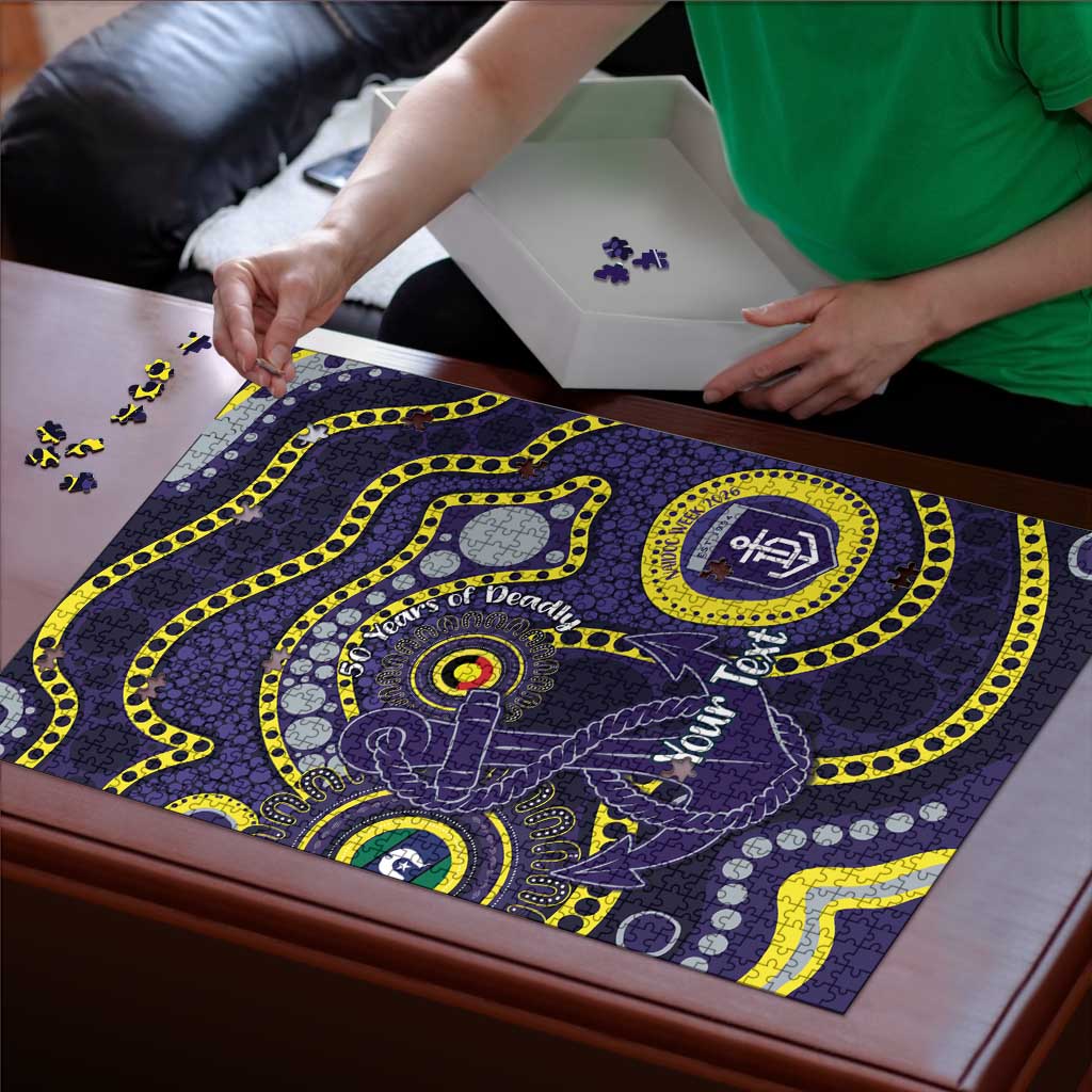 Dockers NAIDOC Week 2026 Personalised Puzzle 50 Years of Deadly Aboriginal Art