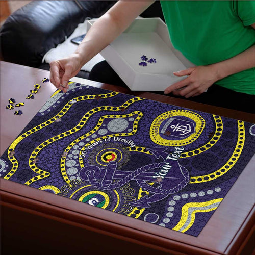 Dockers NAIDOC Week 2026 Personalised Puzzle 50 Years of Deadly Aboriginal Art