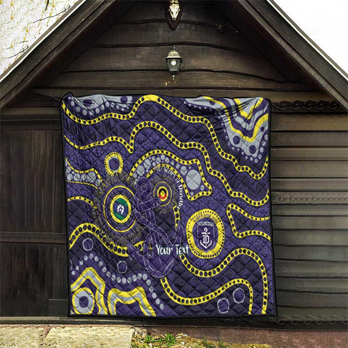 Dockers NAIDOC Week 2026 Personalised Quilt 50 Years of Deadly Aboriginal Art