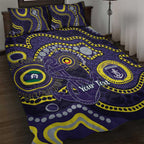 Dockers NAIDOC Week 2026 Personalised Quilt Bed Set 50 Years of Deadly Aboriginal Art