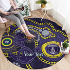 Dockers NAIDOC Week 2026 Personalised Round Carpet 50 Years of Deadly Aboriginal Art