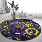 Dockers NAIDOC Week 2026 Personalised Round Carpet 50 Years of Deadly Aboriginal Art