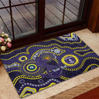 Dockers NAIDOC Week 2026 Personalised Rubber Doormat 50 Years of Deadly Aboriginal Art
