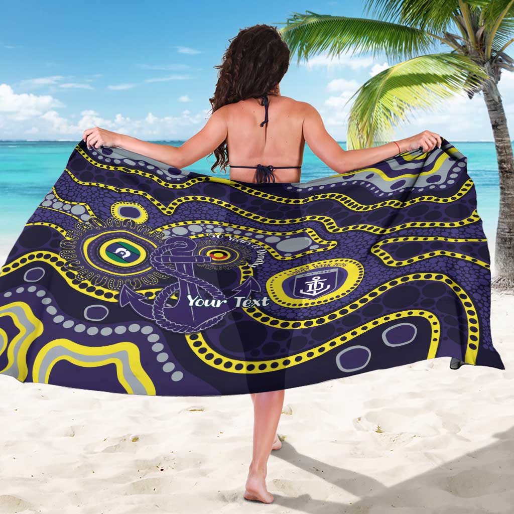 Dockers NAIDOC Week 2026 Personalised Sarong 50 Years of Deadly Aboriginal Art
