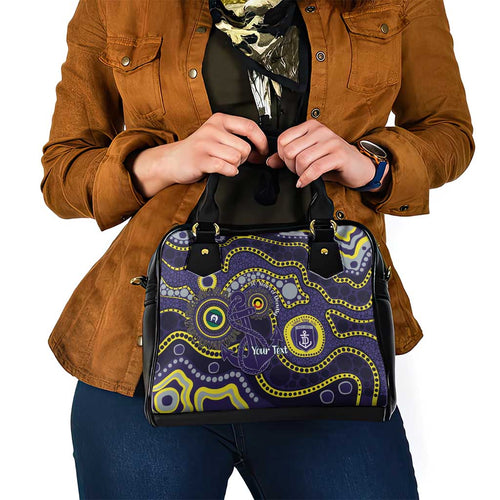 Dockers NAIDOC Week 2026 Personalised Shoulder Handbag 50 Years of Deadly Aboriginal Art