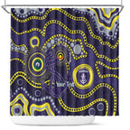 Dockers NAIDOC Week 2026 Personalised Shower Curtain 50 Years of Deadly Aboriginal Art