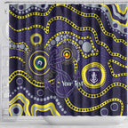 Dockers NAIDOC Week 2026 Personalised Shower Curtain 50 Years of Deadly Aboriginal Art
