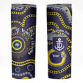 Dockers NAIDOC Week 2026 Personalised Skinny Tumbler 50 Years of Deadly Aboriginal Art