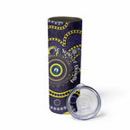 Dockers NAIDOC Week 2026 Personalised Skinny Tumbler 50 Years of Deadly Aboriginal Art