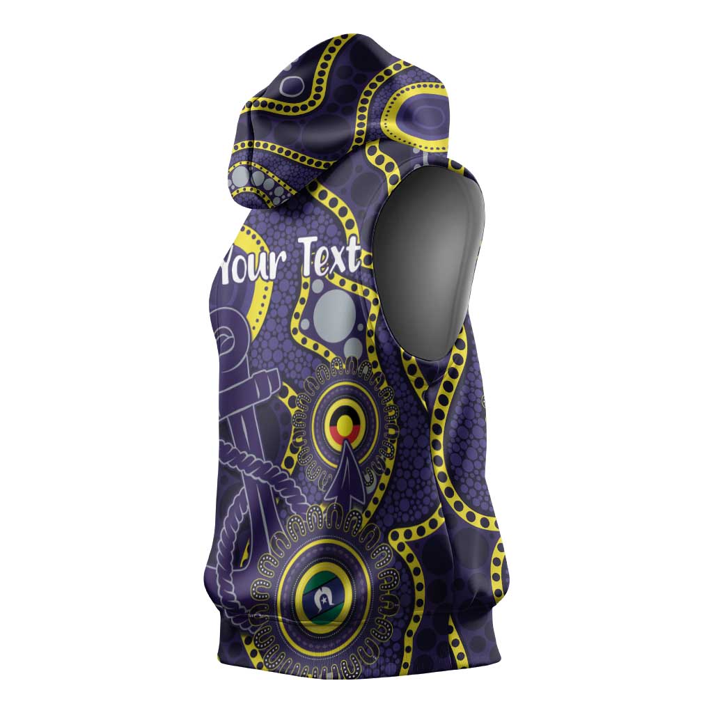 Dockers NAIDOC Week 2026 Personalised Sleeveless Hoodie 50 Years of Deadly Aboriginal Art