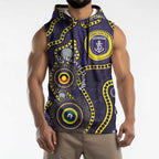 Dockers NAIDOC Week 2026 Personalised Sleeveless Hoodie 50 Years of Deadly Aboriginal Art