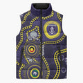 Dockers NAIDOC Week 2026 Personalised Sleeveless Puffer Jacket 50 Years of Deadly Aboriginal Art