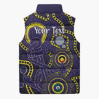 Dockers NAIDOC Week 2026 Personalised Sleeveless Puffer Jacket 50 Years of Deadly Aboriginal Art