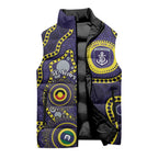 Dockers NAIDOC Week 2026 Personalised Sleeveless Puffer Jacket 50 Years of Deadly Aboriginal Art