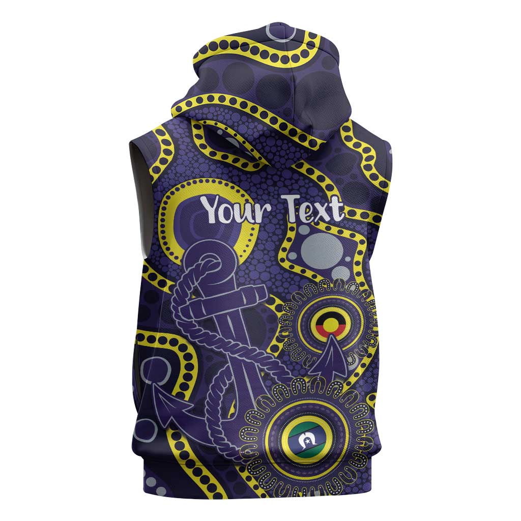 Dockers NAIDOC Week 2026 Personalised Sleeveless Zip Hoodie 50 Years of Deadly Aboriginal Art