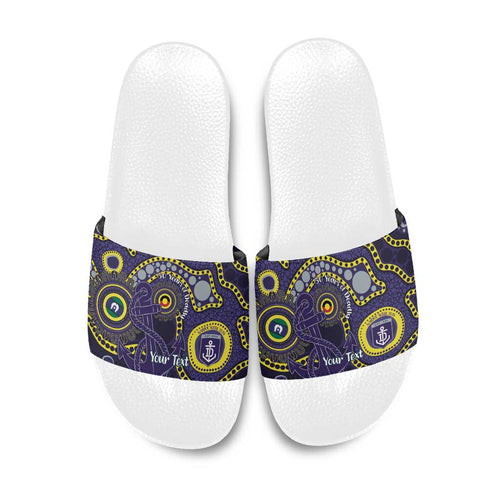 Dockers NAIDOC Week 2026 Personalised Slide Sandals 50 Years of Deadly Aboriginal Art