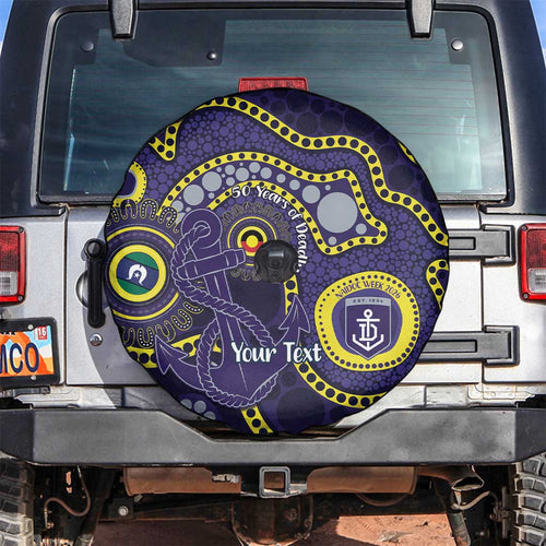 Dockers NAIDOC Week 2026 Personalised Spare Tire Cover 50 Years of Deadly Aboriginal Art