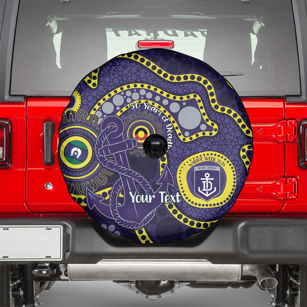 Dockers NAIDOC Week 2026 Personalised Spare Tire Cover 50 Years of Deadly Aboriginal Art