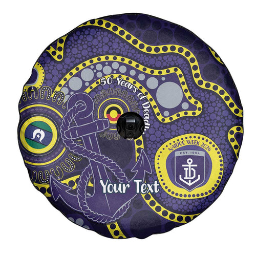 Dockers NAIDOC Week 2026 Personalised Spare Tire Cover 50 Years of Deadly Aboriginal Art