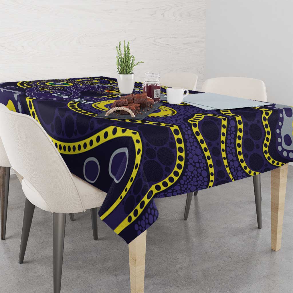 Dockers NAIDOC Week 2026 Personalised Tablecloth 50 Years of Deadly Aboriginal Art