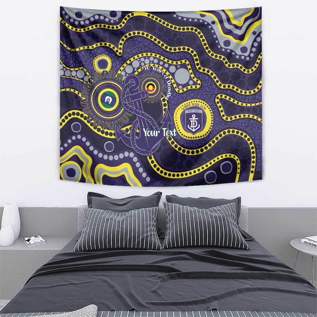 Dockers NAIDOC Week 2026 Personalised Tapestry 50 Years of Deadly Aboriginal Art