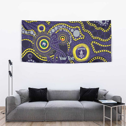 Dockers NAIDOC Week 2026 Personalised Tapestry 50 Years of Deadly Aboriginal Art