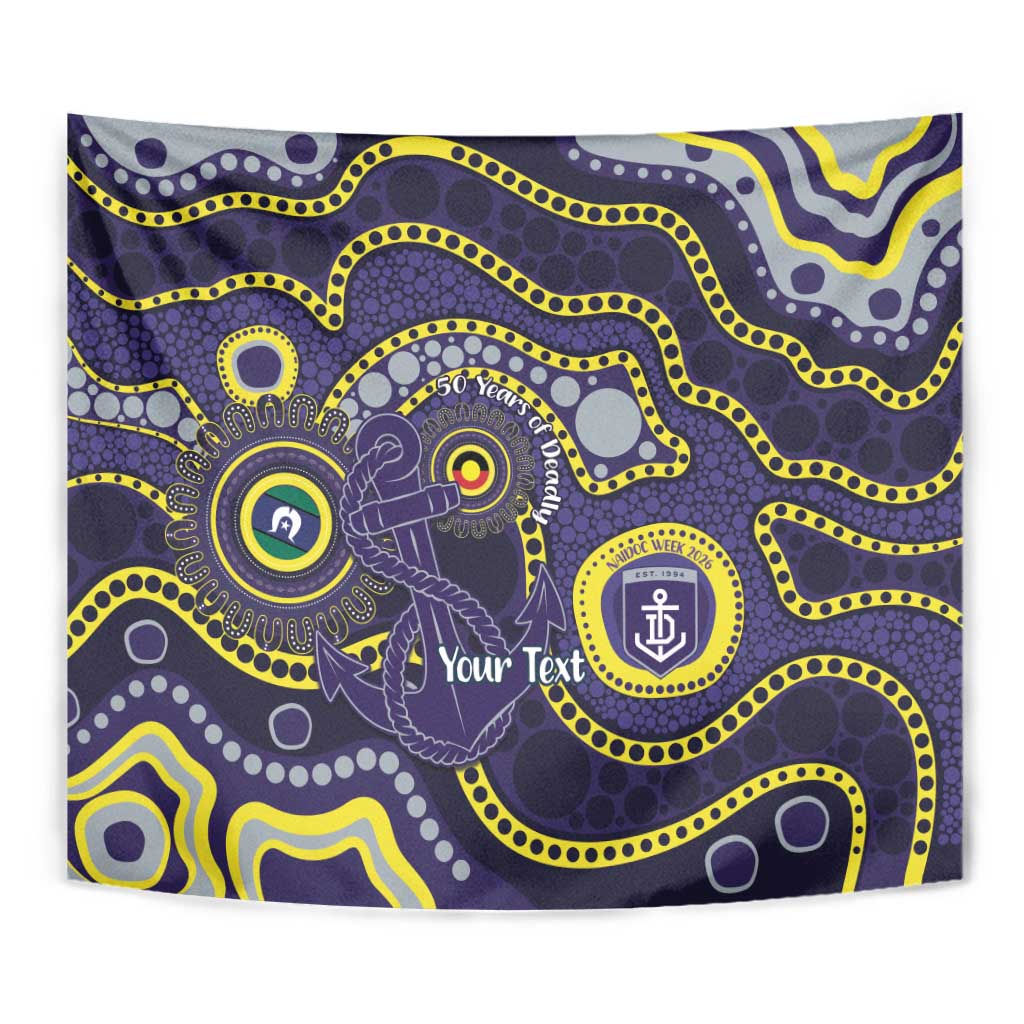 Dockers NAIDOC Week 2026 Personalised Tapestry 50 Years of Deadly Aboriginal Art