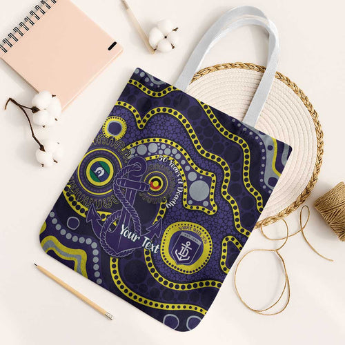 Dockers NAIDOC Week 2026 Personalised Tote Bag 50 Years of Deadly Aboriginal Art