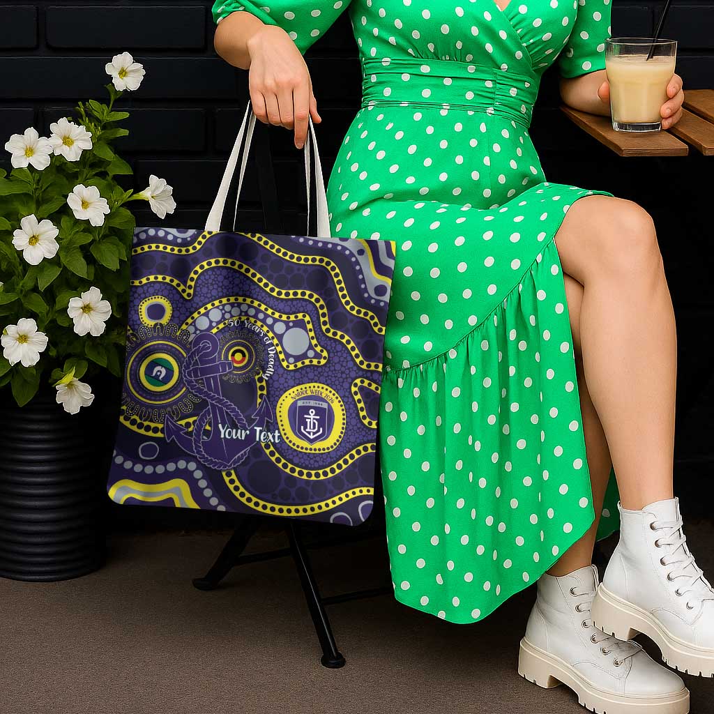 Dockers NAIDOC Week 2026 Personalised Tote Bag 50 Years of Deadly Aboriginal Art
