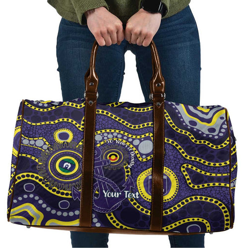 Dockers NAIDOC Week 2026 Personalised Travel Bag 50 Years of Deadly Aboriginal Art